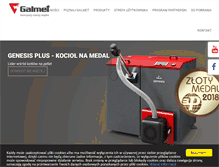 Tablet Screenshot of galmet.com.pl